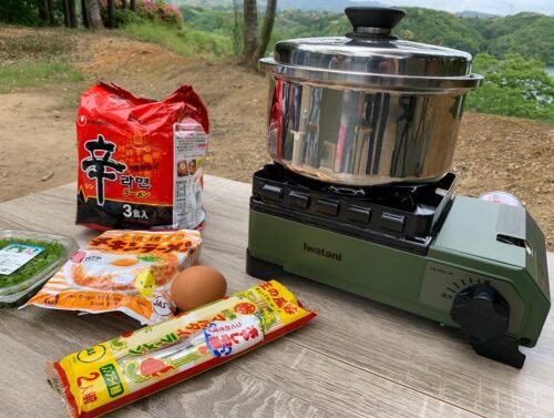 初めてのキャンプ飯