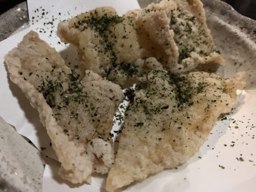 鶏皮せんべい